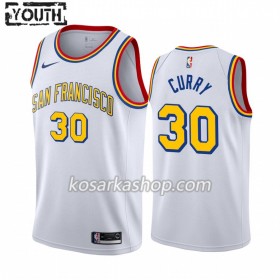 Dres Golden State Warriors Stephen Curry 30 Nike 2019-20 Classic Edition Swingman - Dječji
